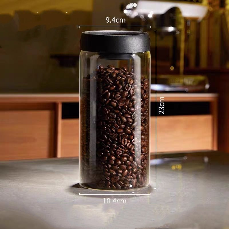 Glass jars of various sizes can be used to store tea, coffee, beans, sugar, etc., to give your food a home - BONGBADA