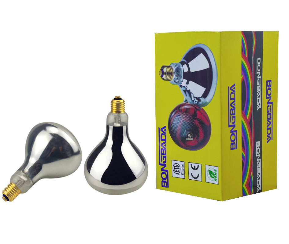 Food-safe BR40 infrared lamp for warming stations and commercial kitchens