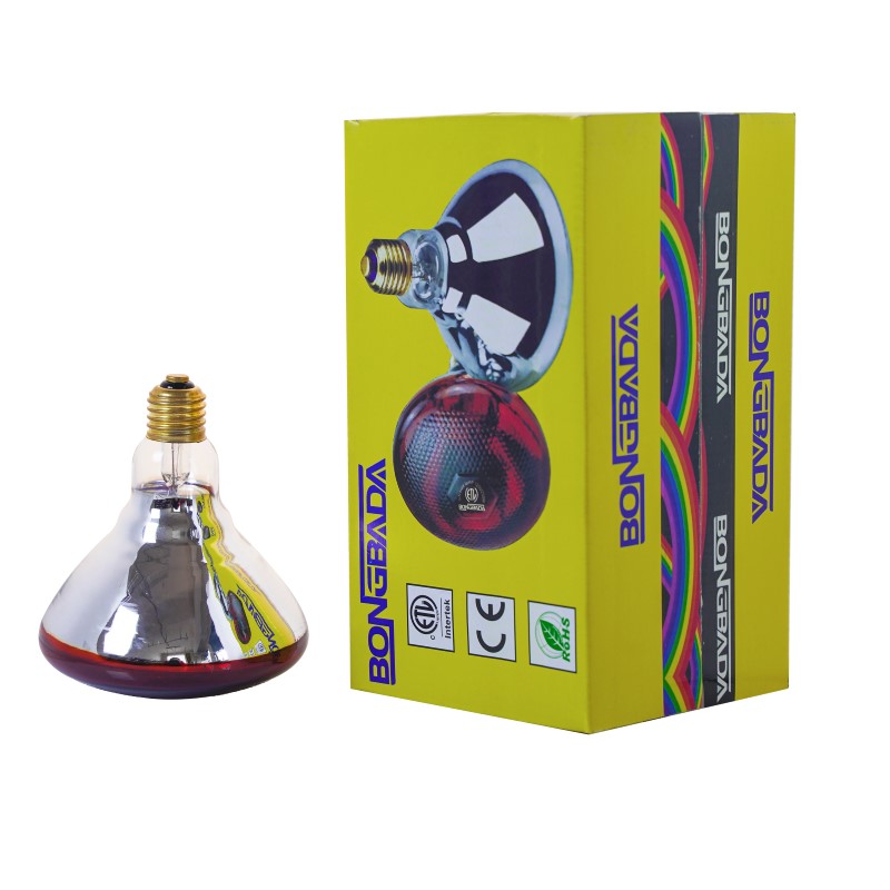 Infrared heat lamp bulb for chicken coops and reptiles