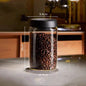 Glass jars of various sizes can be used to store tea, coffee, beans, sugar, etc., to give your food a home