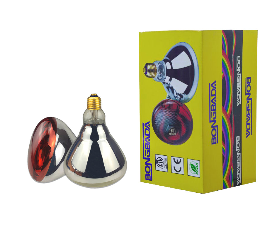 2-pack infrared heat bulbs for small animal heating