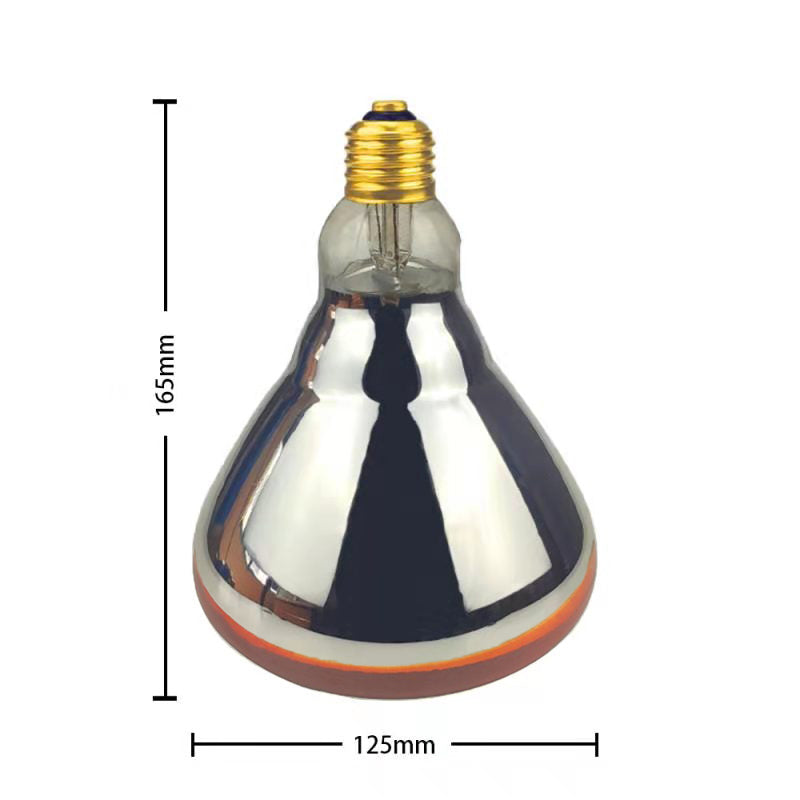 E26 base infrared heat light bulb 250W for coop and outdoor use