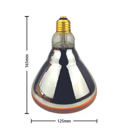 E26 base infrared heat light bulb 250W for coop and outdoor use