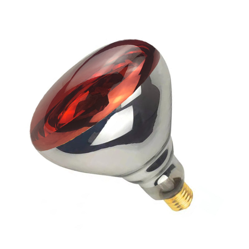 Red infrared bulb for well house or greenhouse warmth